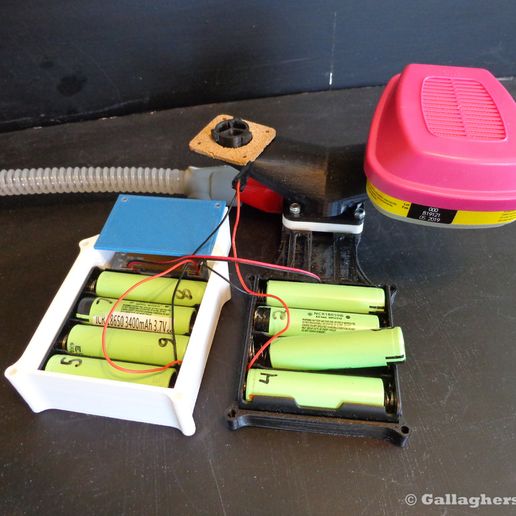 DSC00561.JPG Respirateur à ventilation assistée (PAPR) Mod pour masques faciaux CPAP et autres