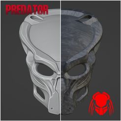 im1.jpg Archivo 3D Máscara Predator Immortal・Idea de impresión 3D para descargar, ShQarOk