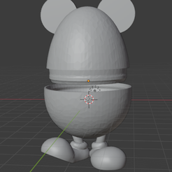 mickey-easter.png STL file Easter egg Mickey・3D printing model to download