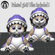 Kitty-Shark-V2-Painted-Render.png Kitty Shark - Articulated - NO supports needed!