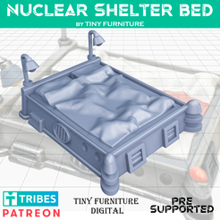 BedArt.png Файл STL Кровать в ядерном убежище・3D-печатная модель для загрузки
