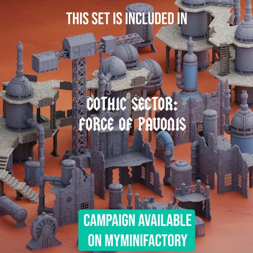 Included_In_Forge_Of_Pavonis.jpg Modularer industrieller Laufsteg - Grimdark Industrial