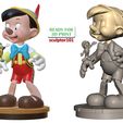 The-first-Step-of-Pinocchio-and-Jiminy-Cricket-8.jpg The first Step of Pinocchio and Jiminy - fan art printable model