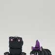 20230929_142642.jpg Witch Hat Snappy Cat - Snap-Flex Articulated Fidget Toy
