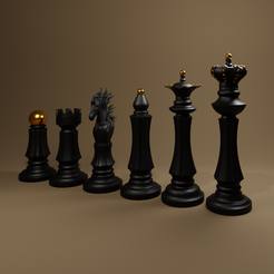 untitled7.png Fichier STL Jeu d'échecs moderne・Plan à imprimer en 3D à télécharger