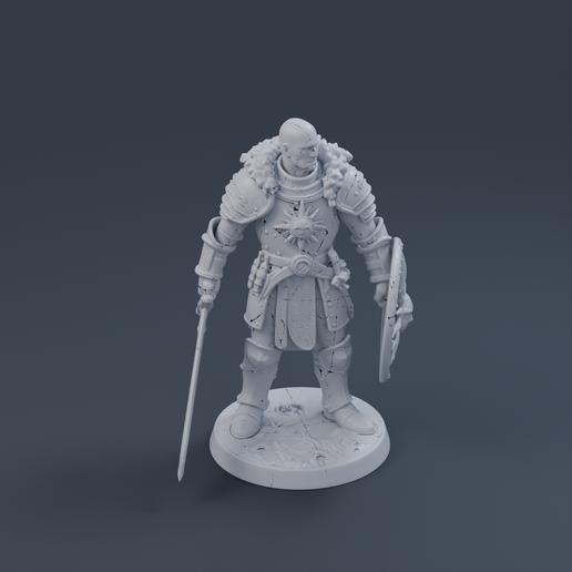 Human Foot Soldier 3D printable STL miniature