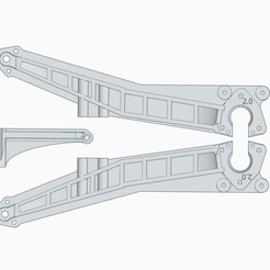 Screen-Shot-2021-02-11-at-6.14.23-PM.png 3D file TAMIYA CLOD BUSTER CUSTOM LENGTH ARMS +2 INCHES WITH B11・3D print object to download