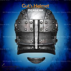 1.jpg Guts Helmet From Berserk - Fan Art 3D print model