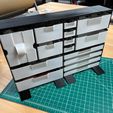 Fast-print modular storage drawer system