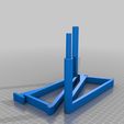 new_spool_both_sides.jpg 100% printable spool holder (standing or attachable to Rep2 & Cube2)