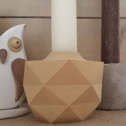 candle holder.jpg Low Poly Candle Holder