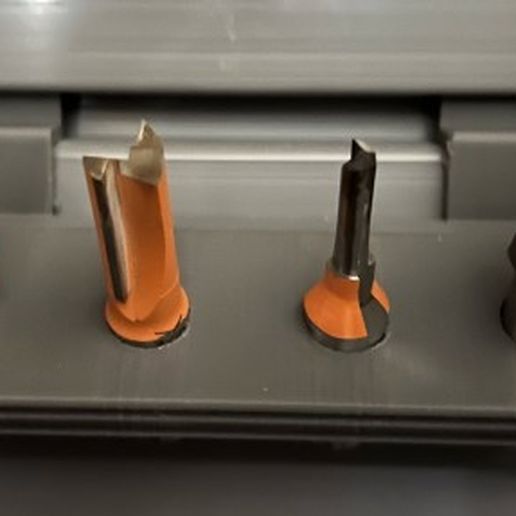 Free 3D file Slatwall router bit holders・3D print design to download・Cults