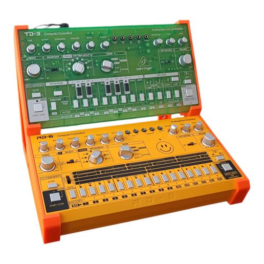 🎵 Acid Console -Eurorack Desktop Stand for 2x Behringer TD