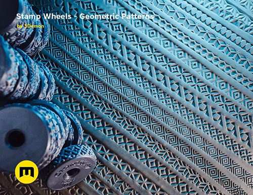 cd6719fc-12cb-4604-83b5-b3297a52012d.jpg Texture Clay Wheel - Geometric Pattern