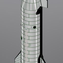 Ship20.jpg SpaceX Ship20  (SLA optimiert) 1:100 Rocket
