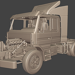 TTT3.png 3D file SCANIA 142 v8・3D print model to download