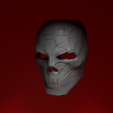 v3-3.png Demon Devil Helloween Cosplay Full Face Helmet And Mask 3D print model