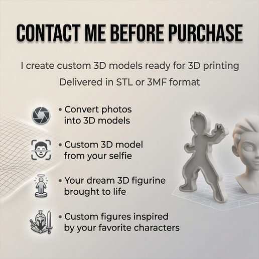 👤 Custom 3D Character / Figurine / Models STL Commission for 3D ...
