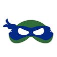 tortue ninja bleu angry.JPG Ninja Turtle masks / Masques tortues ninja