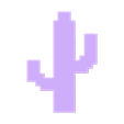 Chrome Dinosaur Game Cactus - Download Free 3D model by the_goobadooba  (@the_goobadooba) [947431e]