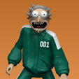 imagen5.png Squid Game Squid Game Netflix Rick Sanchez Rick and Morty fan art