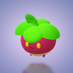 Bounsweet_pokemon.png STL file Bounsweet pokemon model・3D printable model to download