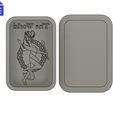 STL00278-1.png 2pc The World Tarot Card Bath Bomb Press Mold