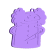 Flork payaso.stl porte-clés / porte-clés , 20 FLORKS HALLOWEEN