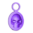 Skull medallion.stl medalha de caveira