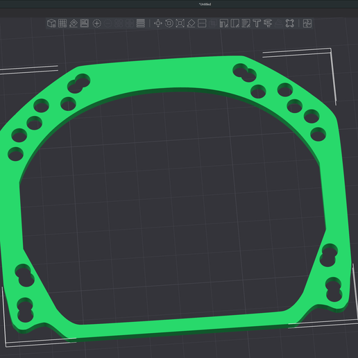 Hella projector adapter frame universal