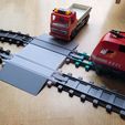 02.jpg Rail crossing for Playmobil Railway