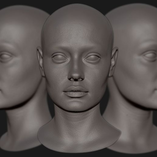Ella Purnell likeness sculpt 3D model 3D model