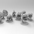 Squigs-Diorama-1.jpg Бесплатный STL файл Двуногие компакторы для мусора・Дизайн 3D-принтера для скачивания