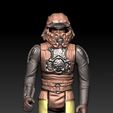 ScreenShot303.jpg Star Wars .stl LANDO CALRISSIAN (Skiff Guard Disguise) .3D action figure .OBJ Kenner style.