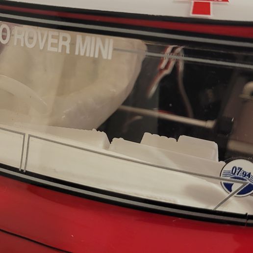 🔌 1/10 Tamiya Mini Cooper Rally Dashboard M01・ STL File for 3D printing ...