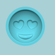 5.png Emoji 01 Ojos de Corazón - Moldeado Arreglo Espuma EVA Artesanía