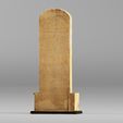 Render_01_030028.jpg 001637 3D Scan of Metternich Stele Ancient Egyptian Magical Inscription