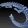 Preview18.jpg STL file ARTICULATED DRAGON - FLEXI CRYSTAL DRAGON 3D PRINT・3D printer model to download