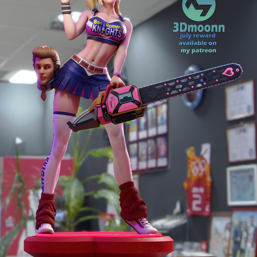 🍭 lollipop chainsaw - Juliet Starling・ 3D File for 3D printing