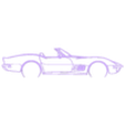 71 corvette.stl Wall Silhouette: Chevrolet Set