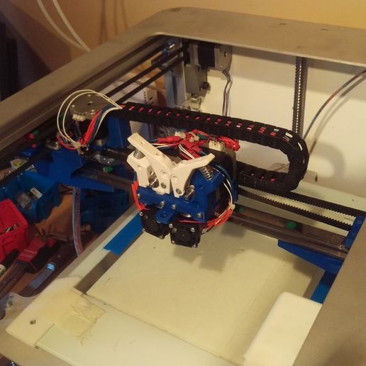 🆕 leapfrog Creatr improved with E3D v6 and new carriage・Free 3D File ...
