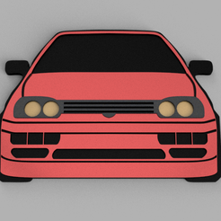 golf-3-keychain-v0.png Archivo STL Llavero Vw mk3・Plan de impresora 3D para descargar