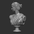 oooooo.jpg Artemis Diana Bust Head Greek Roman Goddess Statue Handmade Sculpture