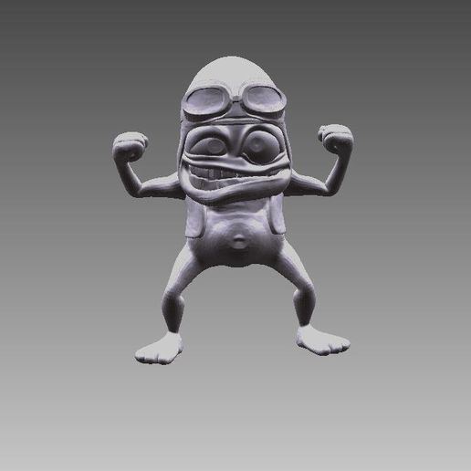 Crazy Frog: Victory Pose Figurine - Cults3D 3D Model | 3Drop