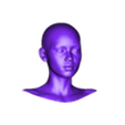 2.stl 42 3D HEAD FACE FEMALE CHARACTER TEENAGER PORTRAIT DOLL 3D model 3D model 3D model