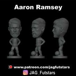Aaron-Ramsey.jpg Fichier STL Aaron Ramsey - Soccer STL・Objet pour imprimante 3D à télécharger, jagfutstars
