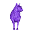 Wolf_On_The_Hill_Upper_Body.stl Wolf On The Hill - STL -- Dog Breed/Canine Collection - Running  Pose - 3D PrintModel