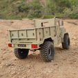 ahead-RC-M939-4x4-sideboard-flatbed-313-324-13.jpg Crawler M939 4x4 Sideboard Flatbed 313mm 324mm- 1/10 RC body attachment