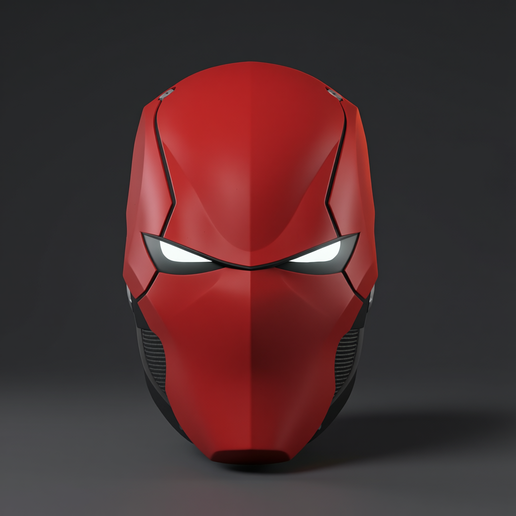 Red Ronin Helmet | Magnetic Multipart Cosplay