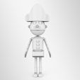 02.jpg Nutcracker movie character Lowpoly 3d model(Printable)